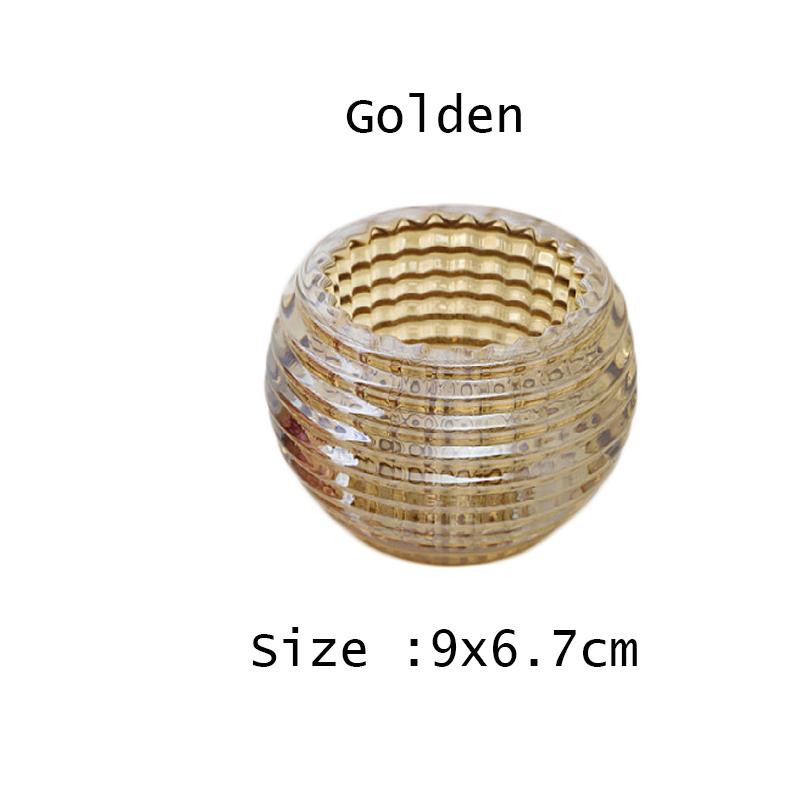 

FY Хрустальный подсвечник Свадебный День святого Валентина Романтические украшения для дома при свечах Подставка для благовоний Подсвечник золотистый