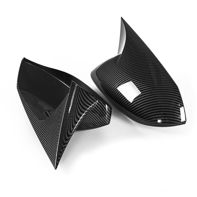 Rhyming Reversing Mirror Case Rearview Cover ABS Cap Carbon housing Fiber Refit Side For Toyota Corolla Sedan Hatchback