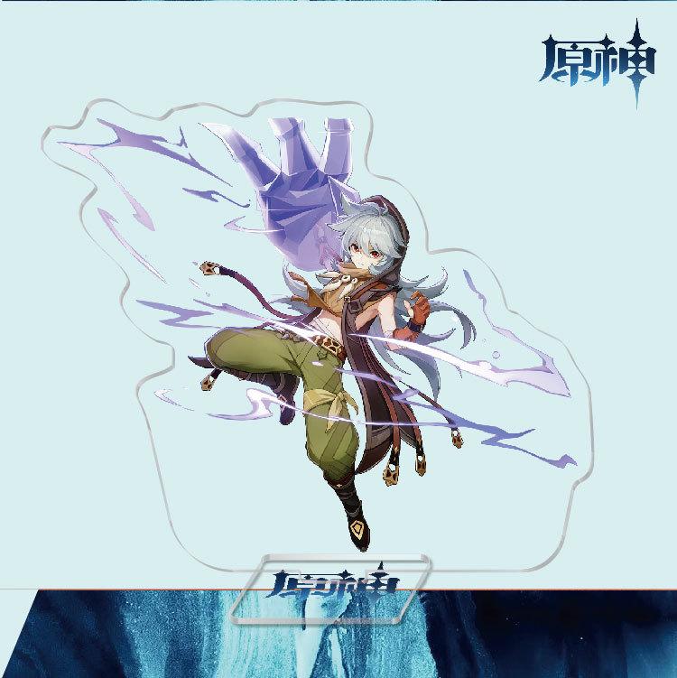 Game Anime Model Open World Impact Acrylic Cosplay Character Stand Painted Desk Decor Ornament Gift 15cm