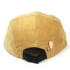 Universal chemistry Wire Corduroy Beige Campcap - Big Size Camp Cap