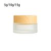 Gesichtscremespender für Frauen, tragbar, rund, Ersatzdeckel aus Holzmaserung, korrosionsbeständig, Make-up-Reisebehälter, Flasche