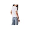 Calvin Klein Embroidered Logo Short Sleeve Regular T-Shirt Women Tops White J20J224439-YAF