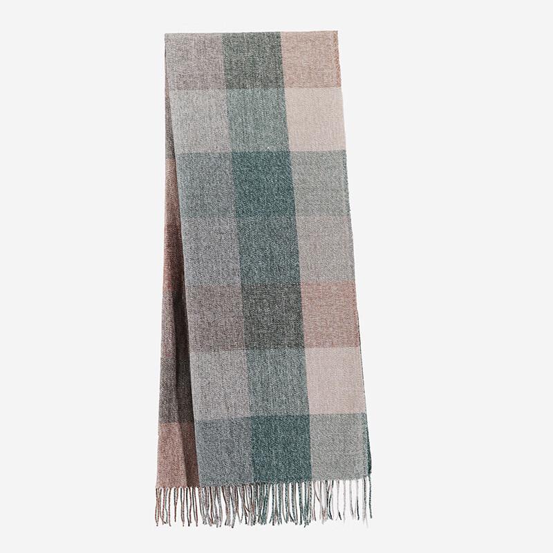 CEENIU Damen Herbst/Winter Plaid Imitatkashmir Schal Stola