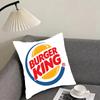 HHun BurgeRr King Brand Cushion Cover Pillowcase Ultra Soft Skin Friendly Fabric Cloud Like Comfort Concealed Zipper