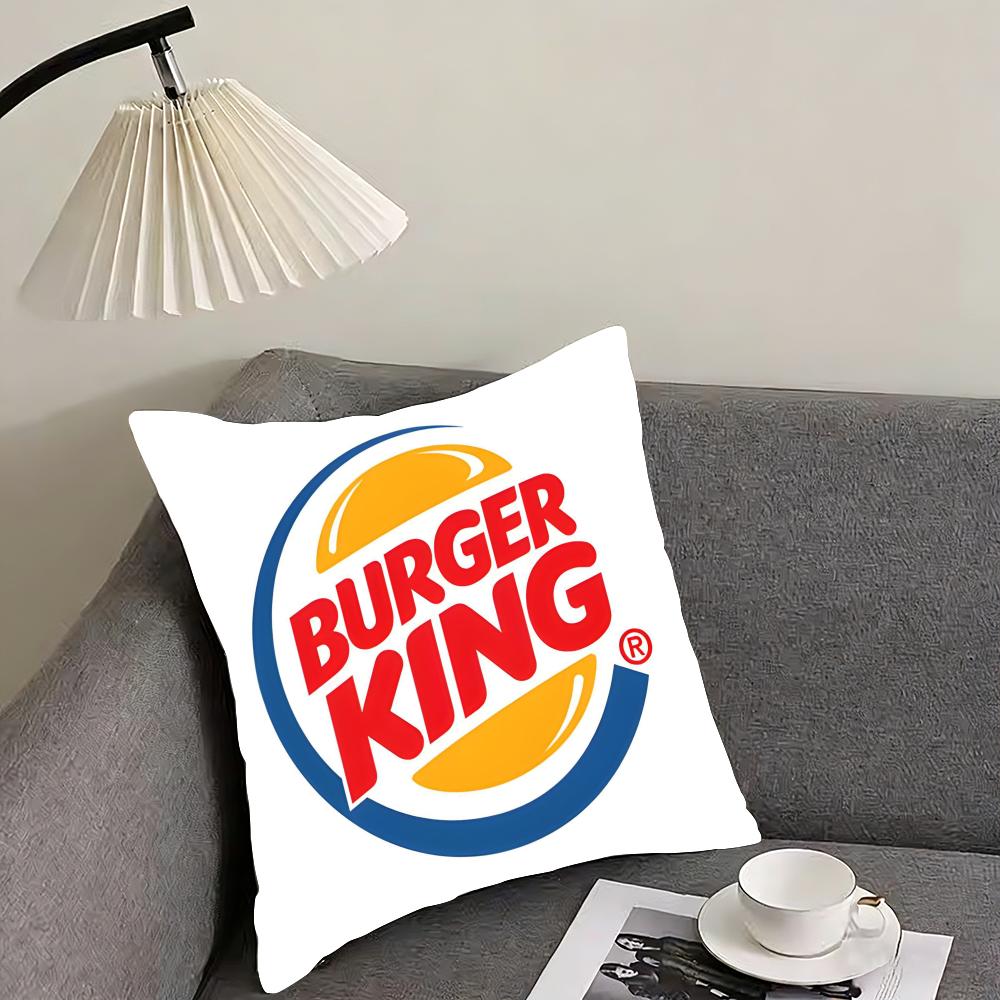 HHun BurgeRr King Brand Cushion Cover Pillowcase Ultra Soft Skin Friendly Fabric Cloud Like Comfort Concealed Zipper