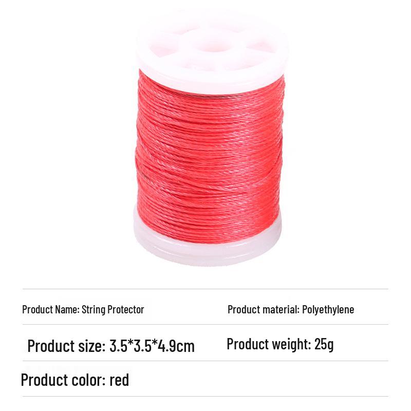 Adjustable Bowstring Protector Rope & Peep Sight Tie for Compound/Recurve Bows - Various Colors