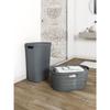 Coffre à linge - Curver - Infinity - 60 L - Gris