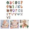 Safe & Non Toxic Silicone Teether Chewable Teething Toy with 26 Letters Cognitive Development for Infants for Boys Girls