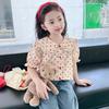 Girls' Summer Short-sleeved Shirt Doll Stylish Kindergarten Primary SchoolMiddle School