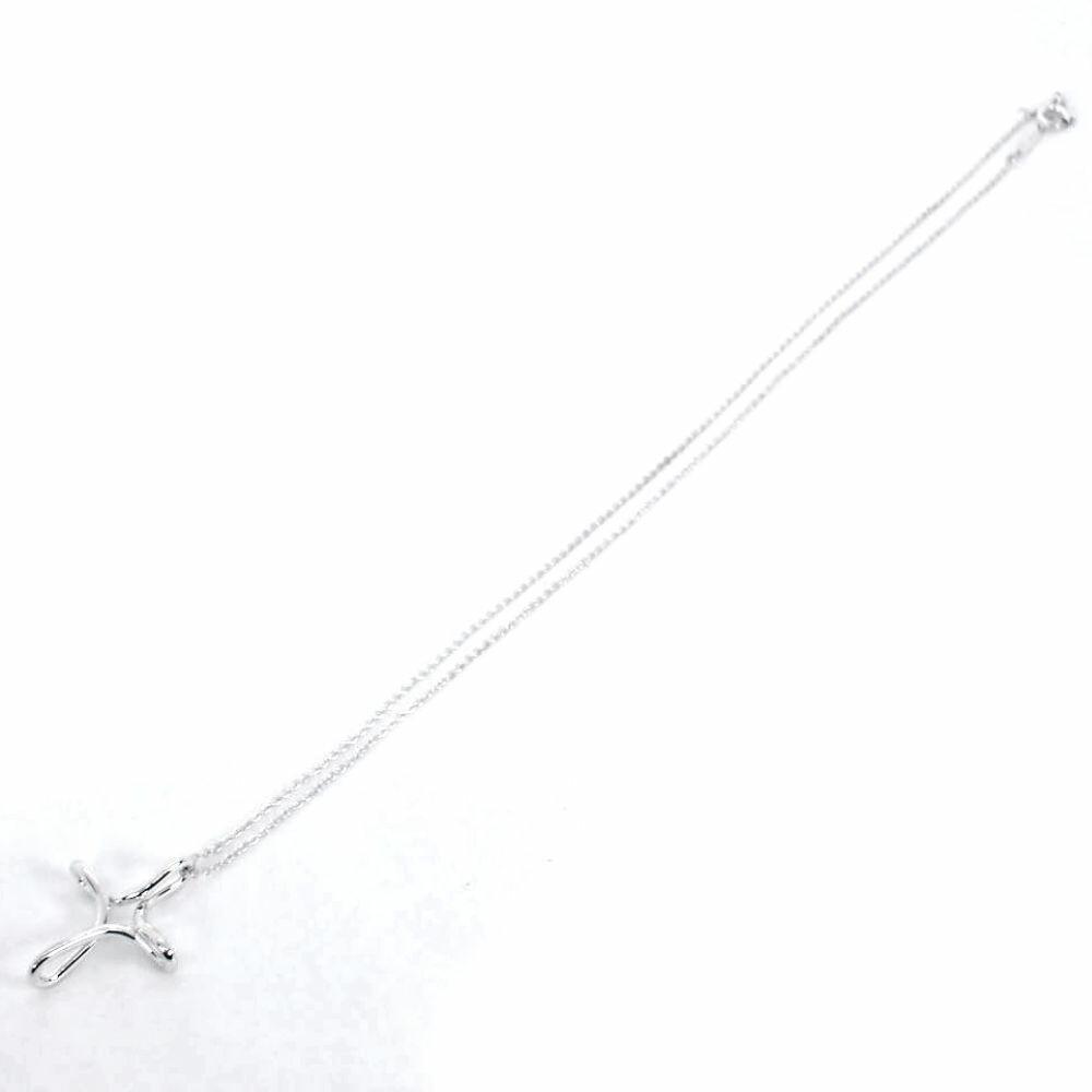 [Used] TIFFANY 925 Open Cross Infinity Pendant/g539-28