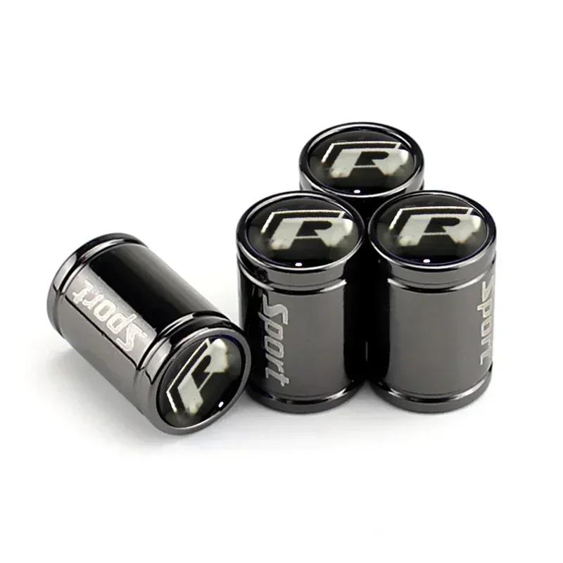 2026 New For VOLKSWAGEN VW 4PCS Car Wheel Tire Valves Tyre Stem Air Caps for Volkswagen Touran Polo Tiguan Passat GTI R Line Gol