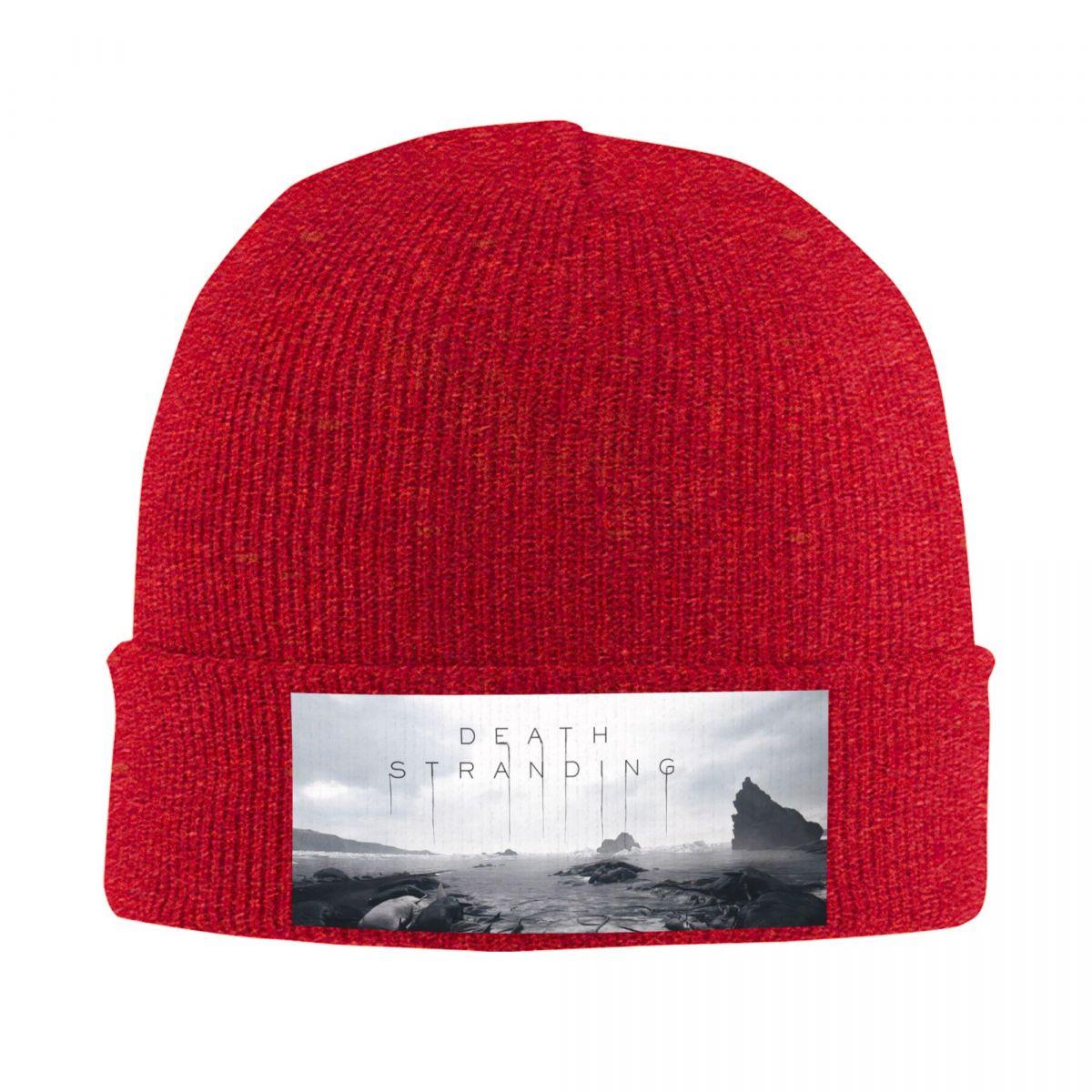 

Death Stranding Logo Warm Knitted Cap Winter Knit Bonnet Hat Skullies Beanies Hip Hop Caps for Unisex One Size
