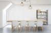 MODERN WOODEN LED CEILING HANGING LAMP