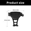 Innovative Offset Base Motorcycle Phone Mount with 360 Rotation Metal Plastic Phone Support for Stable Navigation View