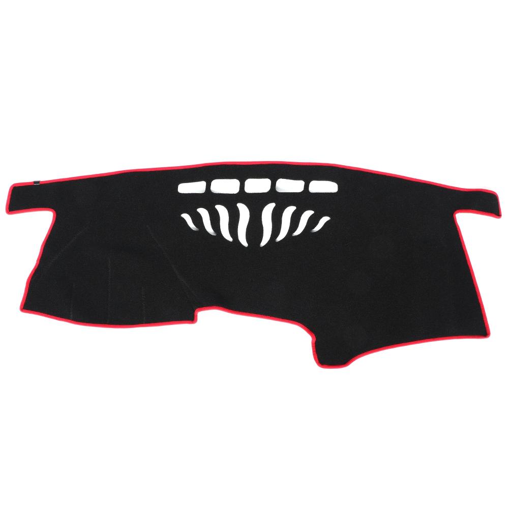 Car Dashboard Cover Mat to Avoid Light, Colorfast, UV Resistant, Installation, Replacement for 2012-2016 with Vents and Openings for