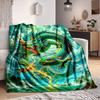 1 Stück Drachenkunst-Decke, Überwurf für Sofa, Bett, Reise, Bedruckte Decke Mit Weichem Und Warmem Stoff yy250918152