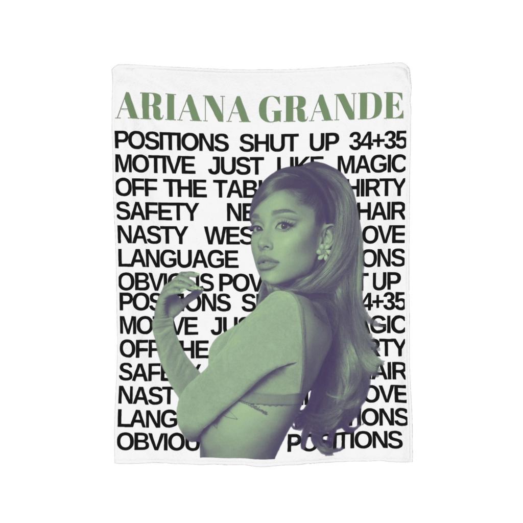 Ariana GrandeMelodie Enthüllt Decke Flauschig Großartig Warm Kuscheldecke für Tagesdecke Dekoration,