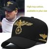 InlnDtor Embroidery High Top European and American Style Wide Brim Baseball Cap Casual Big Head Circumference Men's Cap