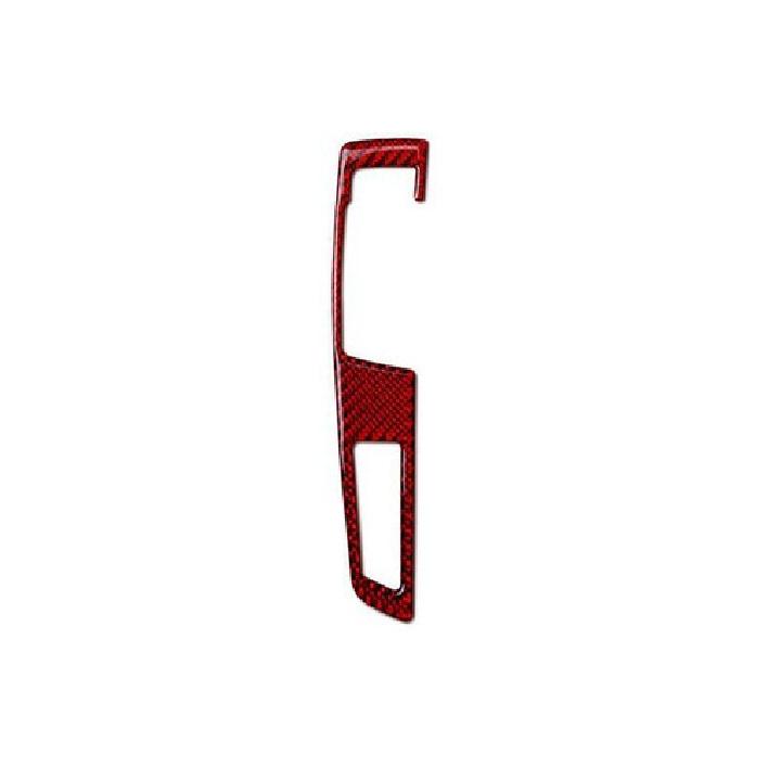 For BMW X3 F25 X4 2011-2017 Red Carbon Fiber Middle Console Button Frame Decor