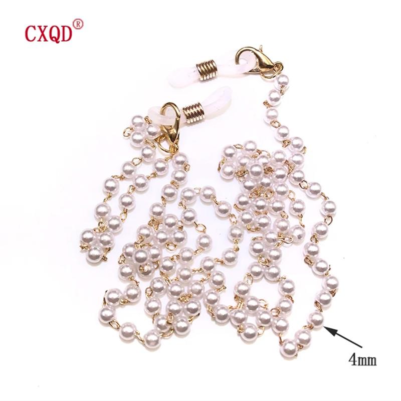 Catena Moda per Occhiali da Lettura per Donna Cordoncini per Occhiali da Sole Casual Perline Triangolari Geometriche Acciaio Inossidabile Maschere per Occhiali