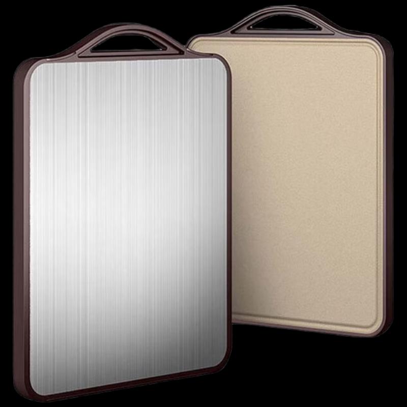 Kobach Antibacterial Stainless Steel Double-Sided Chopping Board
