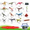 Dinosaur Toy Set, T-Rex Spinosaurus Pterodactyl Therizinosaurus Brachiosaurus Scene