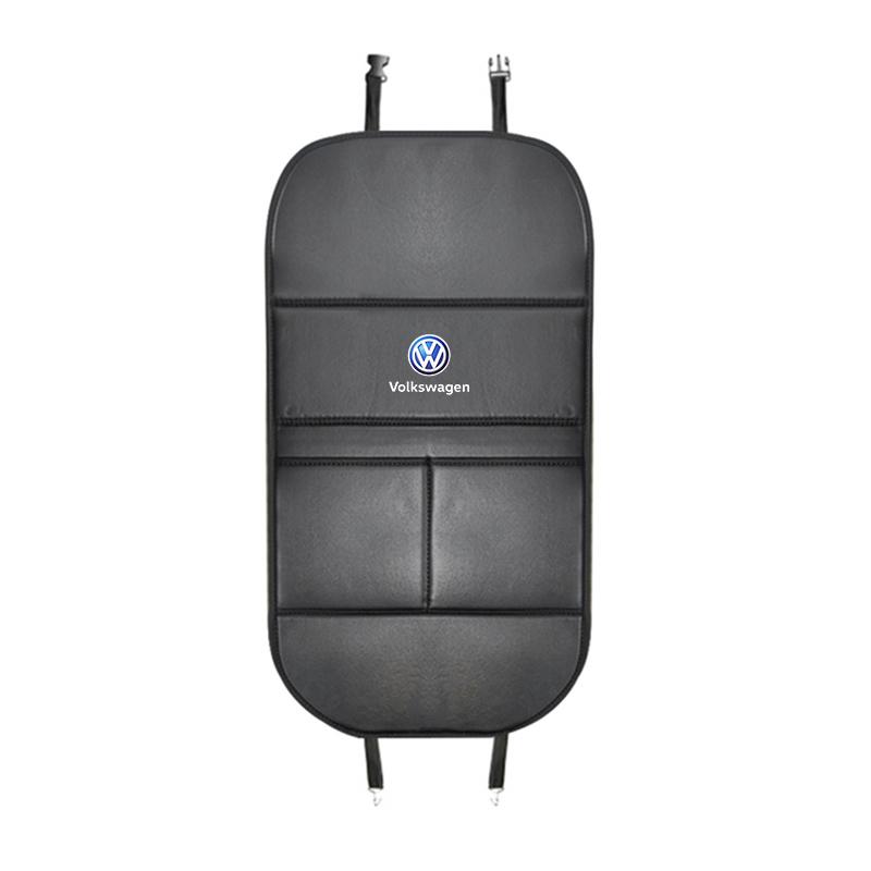 wqs5Car Seat Back Protector Cover Children Anti Kick Mat Pad Storage Bags for Volkswagen Golf Tiguan Jetta T-ROC T5 Polo Passat GTI