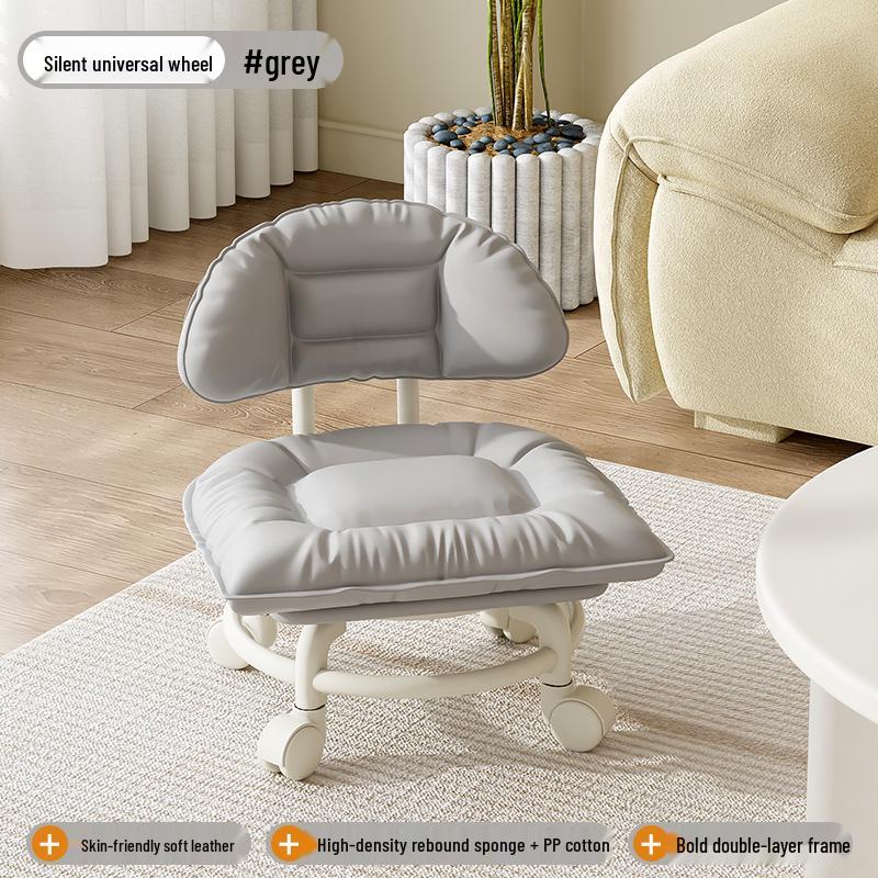 Kompakter Rollhocker mit Schwenkrädern – Ideal für Zuhause, Beauty oder den Gelegenheitsgebrauch