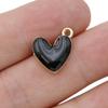 10Pcs Silver Plated Enamel Red Heart Charms Pendant For Jewelry Making Earrings Bracelet Necklace Accessories Diy Findings