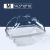 Hamster Toilet Cage Box Bathroom Transparent Hamster Sand Bath Mouse Room Guinea Pig Cage Hamster Accessories Small Animals