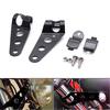 2X Motorcycle Headlight Adjust Mount Brackets 27 - 35mm Fork Ear Headlamp Holder
