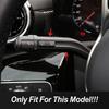 Car Carbon Fiber Pattern Shift Lever Wiper Rod Cover Trim For Mercedes Benz A B CLA GLB GLA Class W177 W247 C118 W118 X247 H247