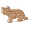 Katzen Puzzle (Shiraki Version) Ideales Lernspielzeug aus Holz, das Hände und Köpfe beschäftigt Ausgezeichnet Japan Bausteine Rangliste 1 Jahr 1,5 Jahre 2 3 4