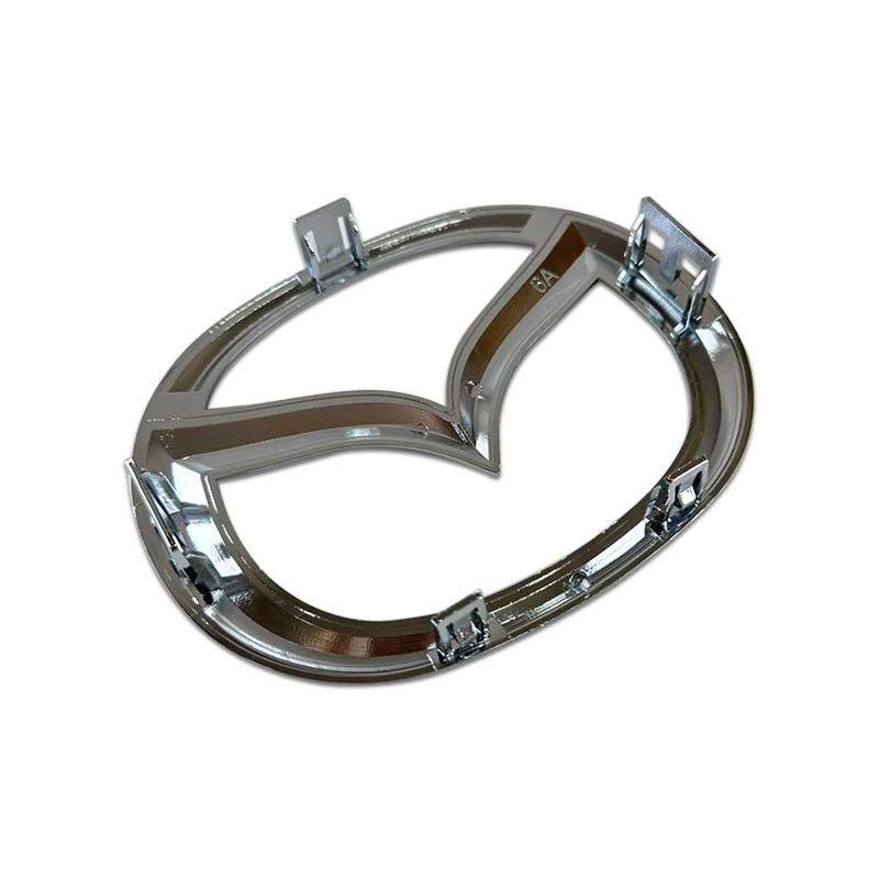 Plastic Car Front Trunk Emblem for Mazda 6 Mazda6 Steering Wheel Badge 3D Body Replaced Sticker Rear Tail Refitting Decorationftdh5