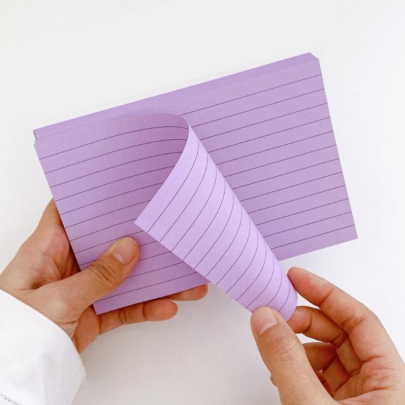 900 Sheets Multipurpose Colorful Notepaper Double Sided Lined Notepads Ruled Memo Sheet For Office School Supplies