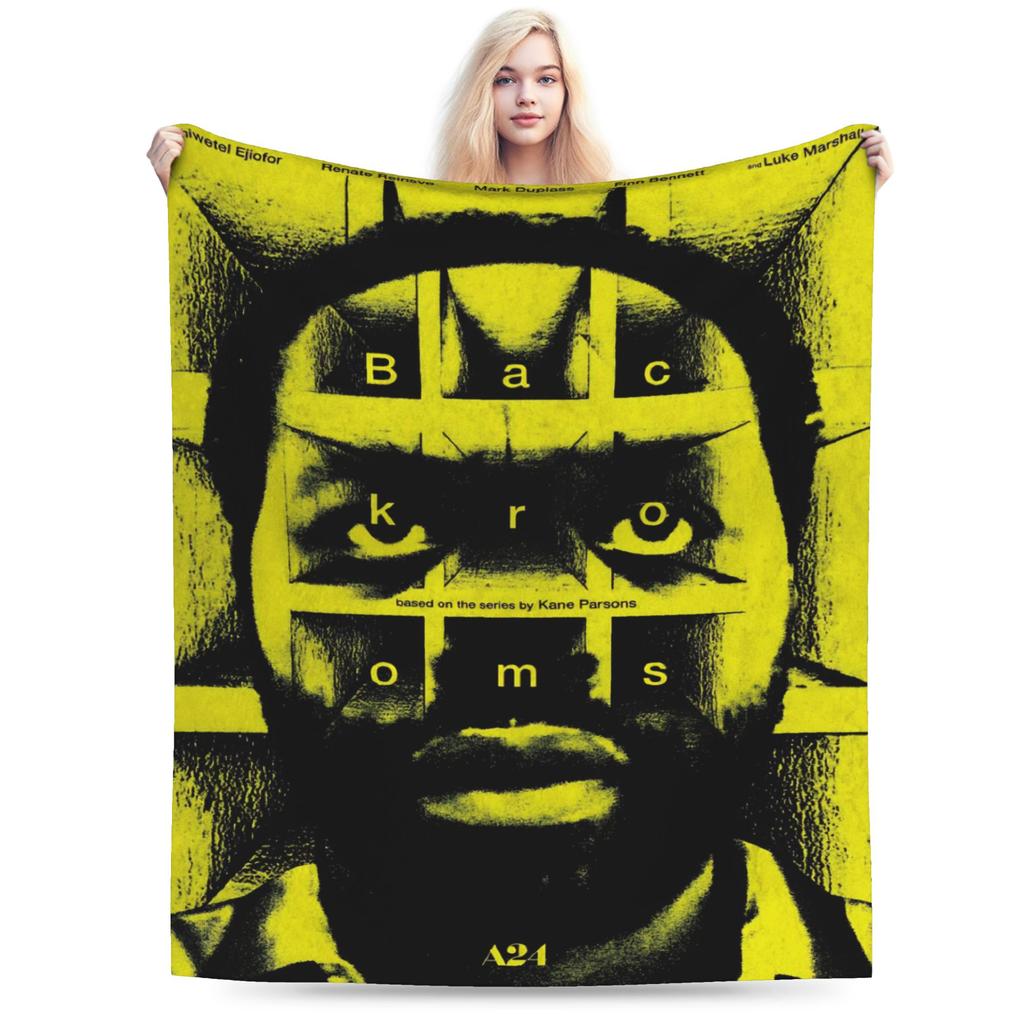 Relax Backrooms Horror Movie Blanket Merch Sofa Decorative Throw Blanket Super Warm Flannel for Bedroom