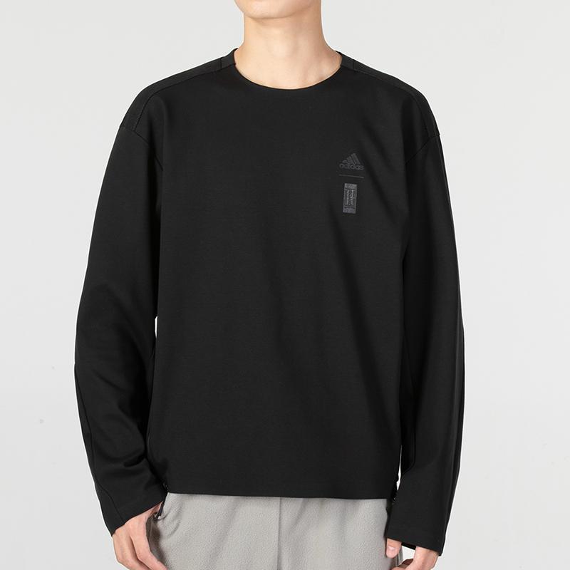 Adidas Premium Crewneck Sweatshirt Men Tops Black HM2942