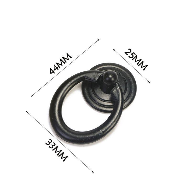 Cabinet Ring Handle Mini Retro Drawer Pull Creative Decor Small Furniture Ha