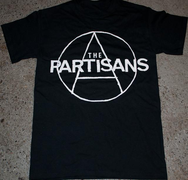 Collection The Partisans Band Logo Classic T Shirt Black All Size AM784
