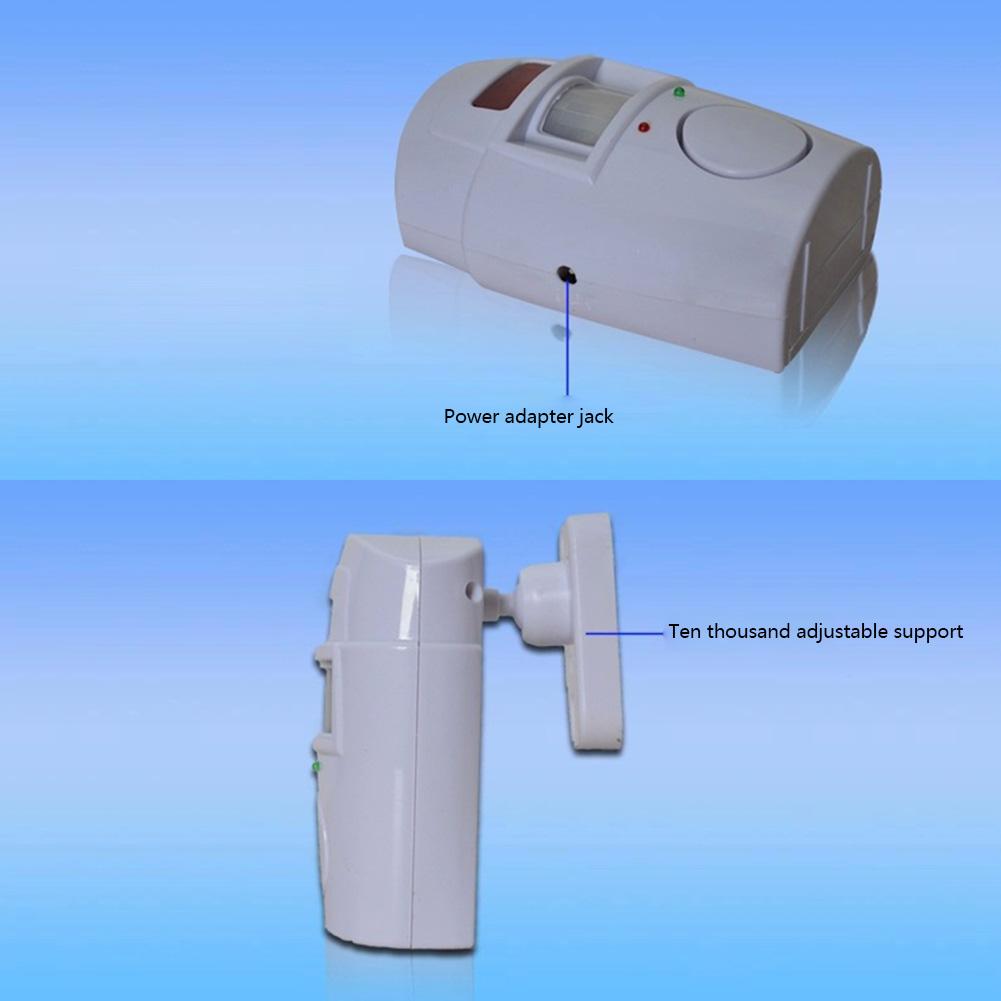 Securitate la domiciliu Alerta PIR Senzor infraroșu Sistem de alarmă Detector de mișcare umană antifurt Sirenă 105DB cu telecomandă 2 buc.