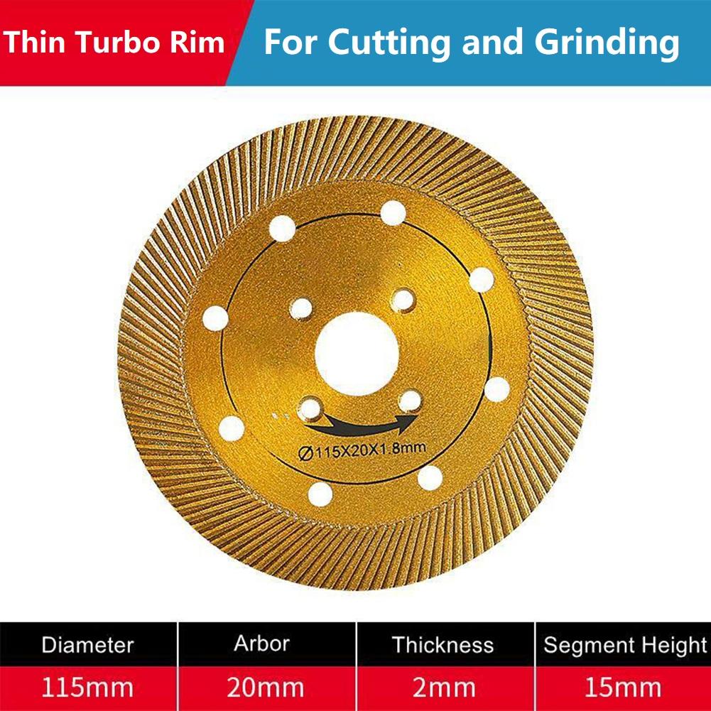 Blade Cutting Disc 115mm Diameter Chip-free Cut For Cutting Granite For Grinding Porcelain Wet/dry Cutting 1 Pc