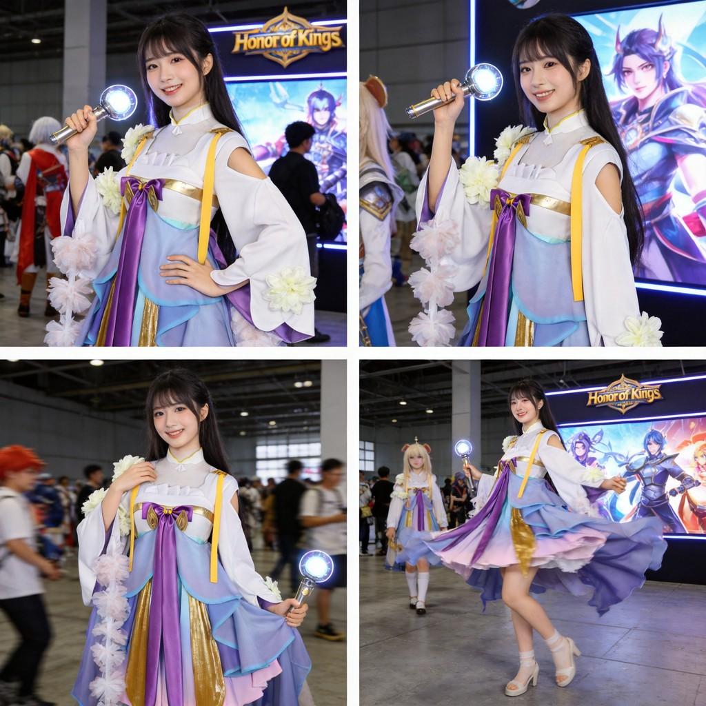 Dolia Cosplay Costume For Honor Of Kings With Polyester Fabric For Game Role Play