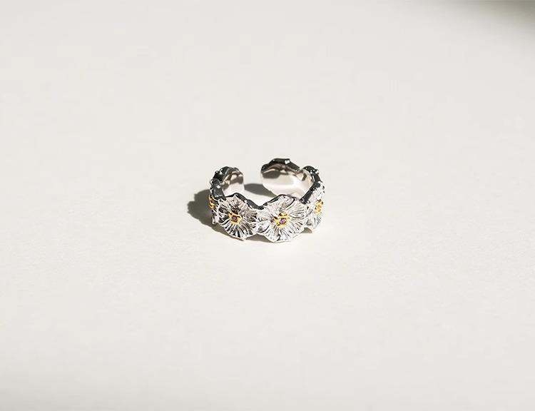 Anello Minimalista da Donna in Argento Sterling 925, Inossidabile, Anello Aperto di Alta Gamma per Dito Indice di Coppia