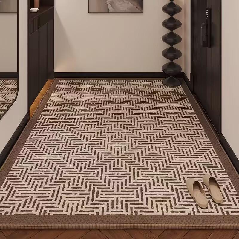 Premium Non-Slip Dirt-Resistant Cuttable Entrance Doormat with Cloth Backing - Easy to Clean Entryway Carpet