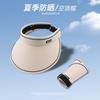 Summer Text Foldable UV Protection Empty Top Hat Children's Cycling Visor