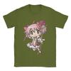 Novelty Mahou Shoujo Madoka T-Shirts for Men Crewneck Cotton T Shirts Madoka Magica Anime Short Sleeve Tee Shirt Clothes