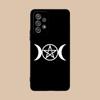 Aesthetic Pentagram Phone Case for Samsung Galaxy A56 55 54 53 52 51 36 35 34 23 16 15 5G Soft TPU Shockproof Cover