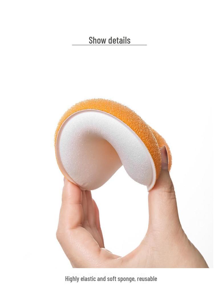 High-Density Colored Kitchen Sponge Scrubber - Thickened Scouring Pad for Dishwashing and Pot Cleaning