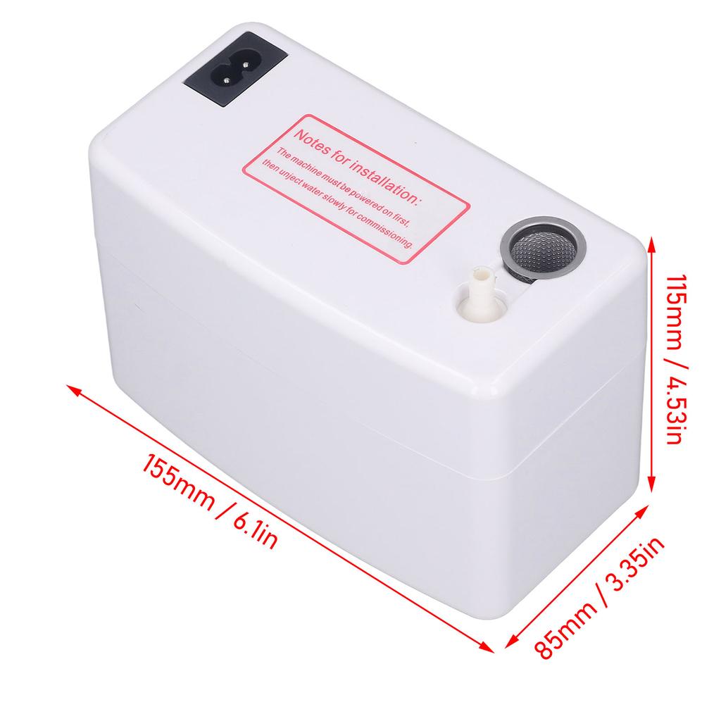 Kondenzvíz szivattyú 24 l/h légkondicionáló automatikus leeresztő szivattyú AC 200 ml víztároló dobozzal
