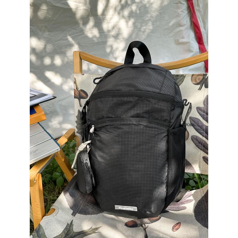 Karo-Rucksack aus Oxford-Gewebe für Damen, leicht, große Kapazität, geeignet für Outdoor-Reisen und Pendeln, einfacher Freizeit-Tra